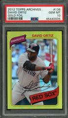 David Ortiz [Gold Foil] Baseball Cards 2012 Topps Archives Prices