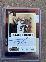 Trey Lance [Autograph Playoff] #103V Football Cards 2021 Panini Contenders Prices