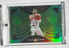 Tyrese Haliburton [Green Flood] #10 Basketball Cards 2022 Panini Obsidian Tunnel Vision Prices