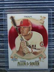Mike Trout [Red Refractor] #32 Baseball Cards 2021 Topps Allen & Ginter Chrome Prices
