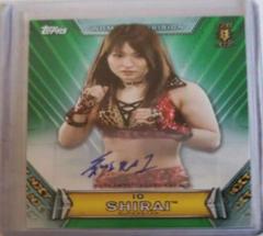 Io Shirai [Green] Wrestling Cards 2019 Topps WWE Women's Division Autographs Prices