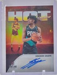 Shaedon Sharpe Basketball Cards 2023 Panini Hoops Hot Signature Prices