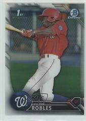 Victor Robles [Chrome Refractor] #BCP10 Baseball Cards 2016 Bowman Prospects Prices