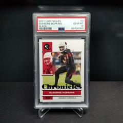 DeAndre Hopkins [Black] Football Cards 2021 Panini Chronicles Prices