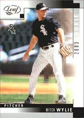 Mitch Wylie #306 Baseball Cards 2003 Leaf Prices