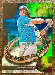 Julio Rodriguez [Green Foil] #TMS-14 Baseball Cards 2024 Topps Mega Stars Prices
