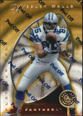 Wesley Walls [Platinum Gold] #51 Football Cards 1997 Pinnacle Totally Certified Prices