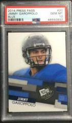 Jimmy Garoppolo [Blue] Football Cards 2014 Press Pass Prices