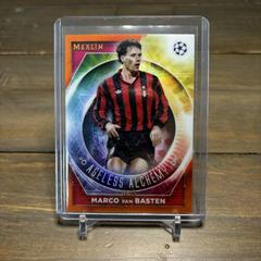 Marco van Basten [Orange] Soccer Cards 2022 Topps Merlin Chrome UEFA Club Competitions Ageless Alchemy Prices