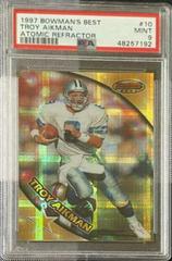 Troy Aikman [Atomic Refractor] #10 Football Cards 1997 Bowman's Best Prices
