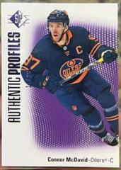 Connor McDavid [Purple] #AP-1 Hockey Cards 2020 SP Authentic Profiles Prices