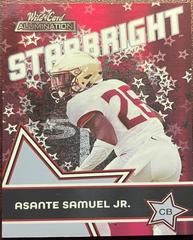 Asante Samuel Jr #SB-39 Football Cards 2021 Wild Card Alumination Starbright Prices