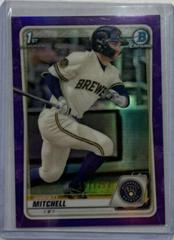 Garrett Mitchell [Purple Refractor] #BD-118 Baseball Cards 2020 Bowman Draft Chrome Prices