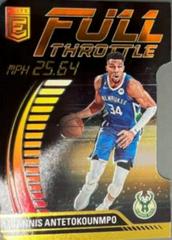 Giannis Antetokounmpo [Orange Die-Cut] #10 Basketball Cards 2023 Donruss Elite Full Throttle Prices