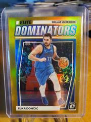 Luka Doncic [Gold] #4 Basketball Cards 2022 Panini Donruss Optic Elite Dominators Prices