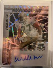 Willie Roaf Football Cards 2022 Panini Mosaic Autographs Prices