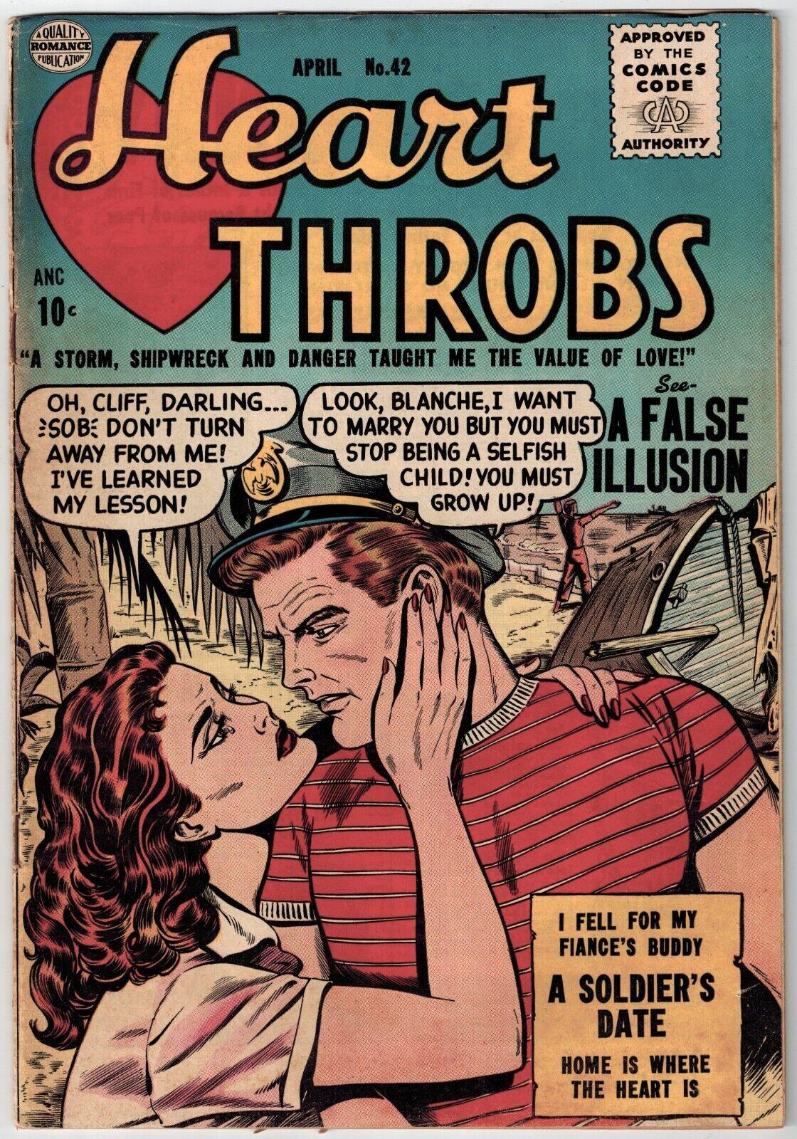 Heart Throbs #42 (1956) Comic Books Heart Throbs