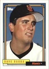 Dave Burba Baseball Cards 1992 Topps Traded Prices