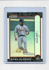 Mark McGwire [Refractor] #6 Baseball Cards 1999 Bowman Chrome Prices