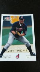 Jim Thome #59 Baseball Cards 2001 Fleer Focus Prices