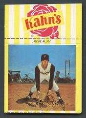 Gene Alley [Fielding, Full Pose] Baseball Cards 1968 Kahn's Wieners Prices