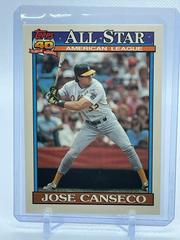 Jose Canseco [All Star] Baseball Cards 1991 Topps Tiffany Prices
