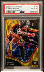 Roman Reigns [Gold Flash] Wrestling Cards 2022 Panini Select WWE Prices