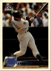 Andres Galarraga #249 Baseball Cards 1996 Topps Prices