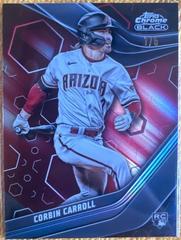 Corbin Carroll [Red] #93 Baseball Cards 2023 Topps Chrome Black Prices
