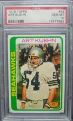 Art Kuehn #43 Football Cards 1978 Topps Prices