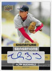 Clay Buchholz Baseball Cards 2010 Upper Deck Signature Sensations Prices