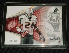 Sean Taylor #129 Football Cards 2004 SP Game Used Prices