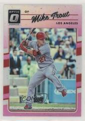 Mike Trout [Pink] #107 Baseball Cards 2017 Panini Donruss Optic Prices