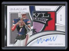 Malik Willis [Bowl Logo 2] #PP2 Football Cards 2022 Panini Immaculate Collegiate Premium Rookie Patch Autographs Prices