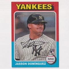 Jasson Dominguez [Flip Stock] #399 Baseball Cards 2024 Topps Heritage Prices