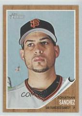 Jonathan Sanchez #71 Baseball Cards 2011 Topps Heritage Prices