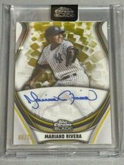 Mariano Rivera [Gold Trim] Baseball Cards 2023 Topps Chrome Black Ivory Autographs Prices