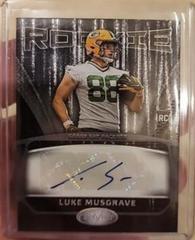 Luke Musgrave [Black] #RS-8 Football Cards 2023 Panini Certified Rookie Signatures Prices