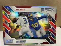 Von Miller [Red Zone] Football Cards 2022 Panini Score Sack Attack Prices