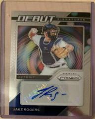 Jake Rogers [Silver Prizm] #DS-JR Baseball Cards 2021 Panini Prizm Debut Signatures Prices