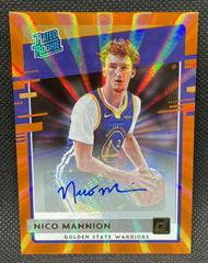 Nico Mannion [Auto] Basketball Cards 2020 Donruss Prices