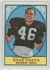 Dave Costa #33 Football Cards 1967 Topps Prices