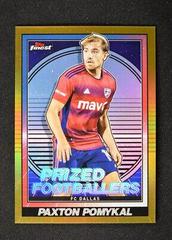 Paxton Pomykal [Gold] #PF-9 Soccer Cards 2022 Finest MLS Prized Footballers Prices
