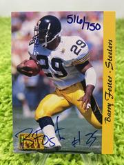Barry Foster Football Cards 1993 Pro Line Live Autographs Prices