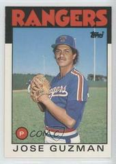 Jose Guzman #43T Baseball Cards 1986 Topps Traded Prices