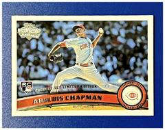 Aroldis Chapman #110 Baseball Cards 2011 Topps Diamond Anniversary Factory Set Limited Edition Prices