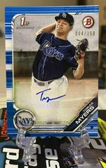 Tobias Myers [Blue] Baseball Cards 2019 Bowman Paper Prospect Autographs Prices