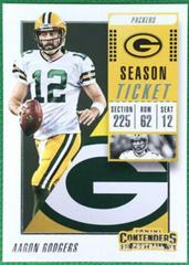 Aaron Rodgers Football Cards 2018 Panini Contenders MVP Prices