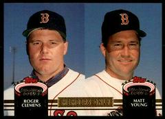 Matt Young, Roger Clemens Baseball Cards 1992 Stadium Club Members Only Prices