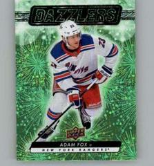 Adam Fox [Green] #DZ-2 Hockey Cards 2023 Upper Deck Dazzlers Prices